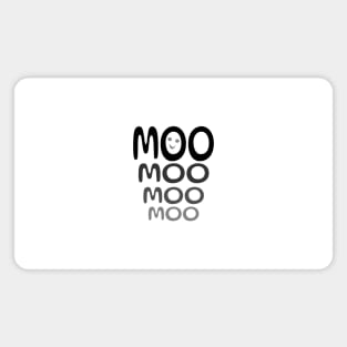 Moo Moo Moo - Cozy Vibes Magnet